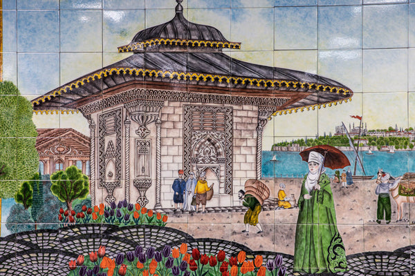 Üsküdar Metro İstasyonu İznik Çini Panosu