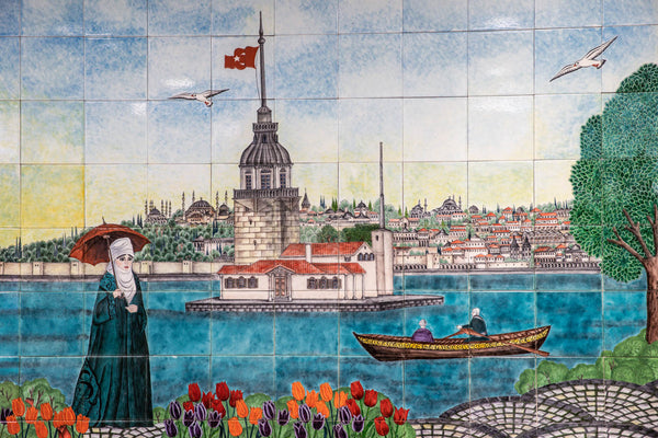 Üsküdar Metro İstasyonu İznik Çini Panosu