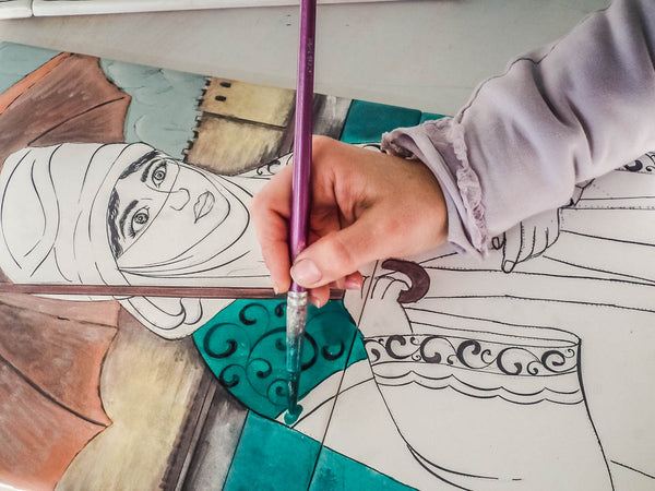 Üsküdar Metro İstasyonu İznik Çini Panosu