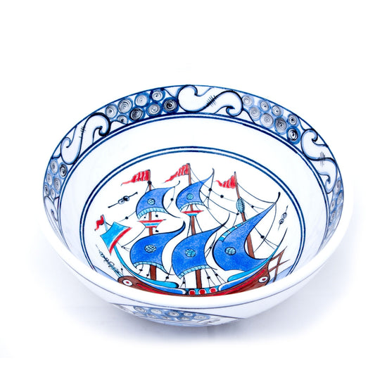 Yavuz Kalyonu İznik Çinisi Kase - Kaseler