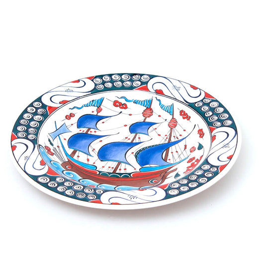 Yavuz Kalyonu İznik Çinisi Tabak - Tabaklar